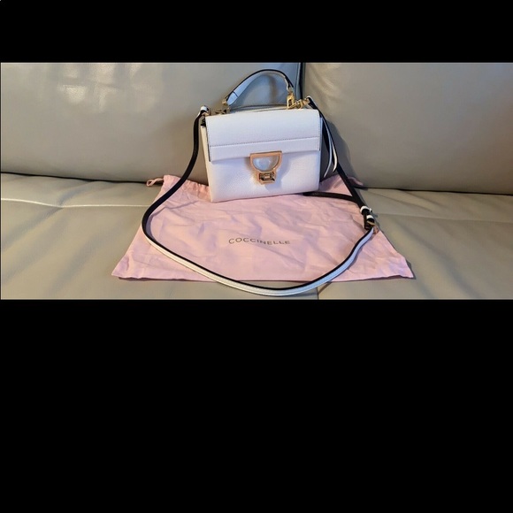 Coccinelle Arlette white leather bag - Picture 1 of 6